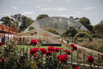 Rose Garden Pavilion, Adelaide Botanic Garden wedding venue, Adelaide